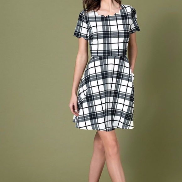 Smak Parlour Dresses & Skirts - Smak Parlour Plaid Fit & Flare Dress